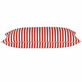 Dandi Red & White Striped Cushion Cover – 35 × 60cm