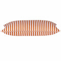 Dandi Orange & White Striped Cushion Cover – 35 × 60cm