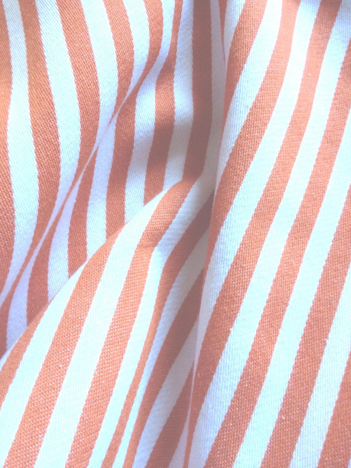 Dandi Orange & White Striped Cushion Cover – 35 × 60cm