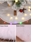 Snow Plush Christmas Tree Skirt – 78cm