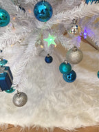 Snow Plush Christmas Tree Skirt – 78cm