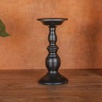 2pcs Black Iron Candle Holders for Candlelight Dinner Atmosphere Decoration Set