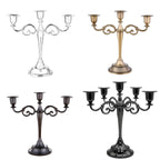 Bronze Alloy Candelabra – 3 Arm Candle Holder