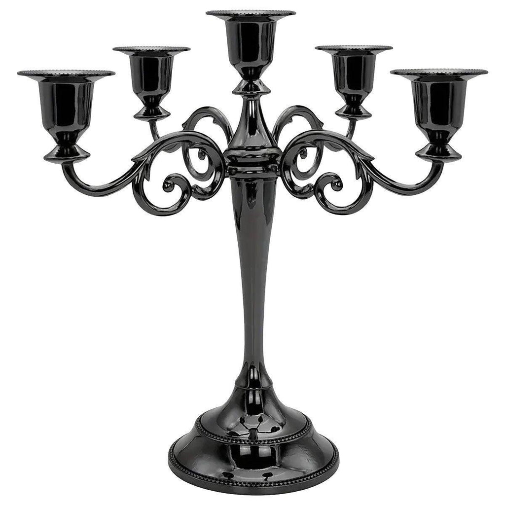 Bronze Alloy Candelabra – 3 Arm Candle Holder