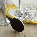 3PCS Crystal Candle Holders Metal Candlelight Wedding Home Dinner Decoration - Gold