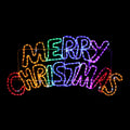 Rainbow LED Merry Christmas Rope Light – 100cm