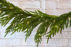Realistic Pine Christmas Garland – 183cm | LED Lights