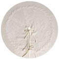 Luxury Knit Christmas Tree Skirt – White | 62cm