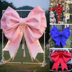 Giant Dark Red Christmas Bow – 75cm x 100cm | DIY Kit