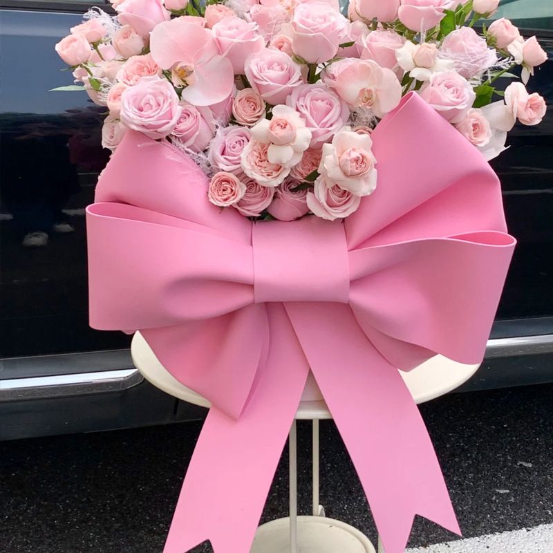 Giant Pink Christmas Bow – 75cm x 100cm | DIY Kit
