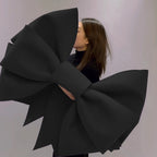 Giant Black Christmas Bow – 75cm x 100cm | DIY Kit