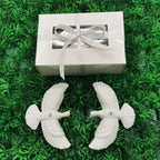 White Dove Christmas Ornaments – Set of 2 + Gift Box