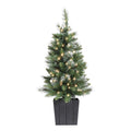 MINI AF 90cm Potted Snowy Christmas Tree – Warm LED Lights