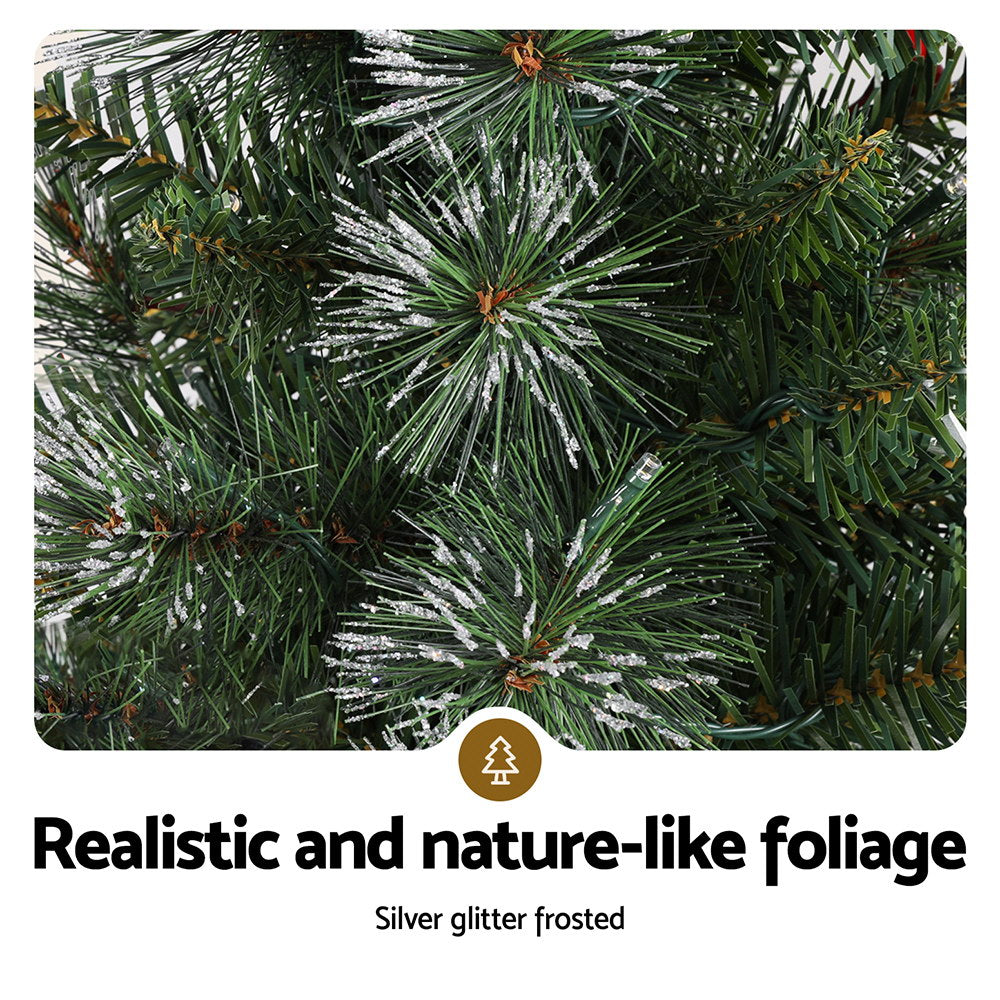 MINI AF 90cm Potted Snowy Christmas Tree – Warm LED Lights