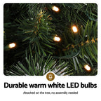 MINI AF 90cm Potted Snowy Christmas Tree – Warm LED Lights
