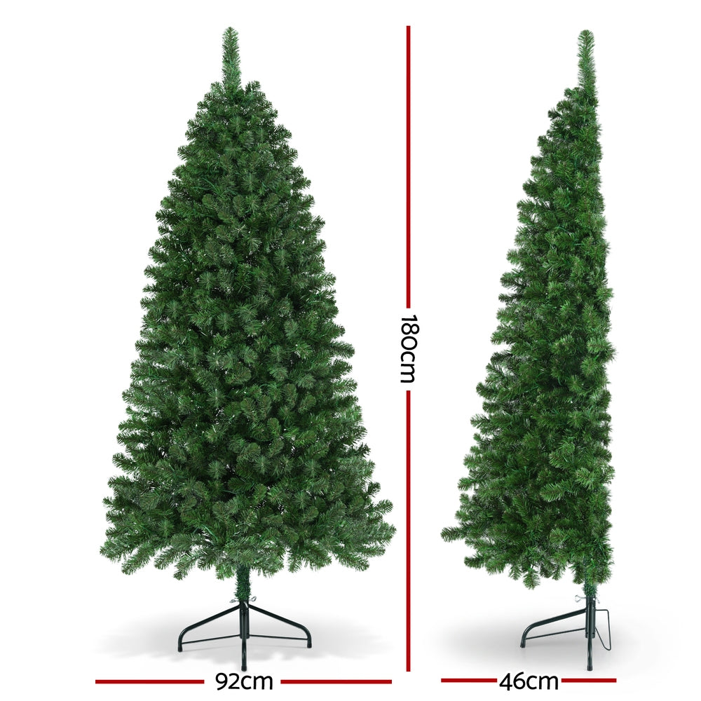LIT AF 1.8m Corner Christmas Tree – Multi-Colour LED Lights