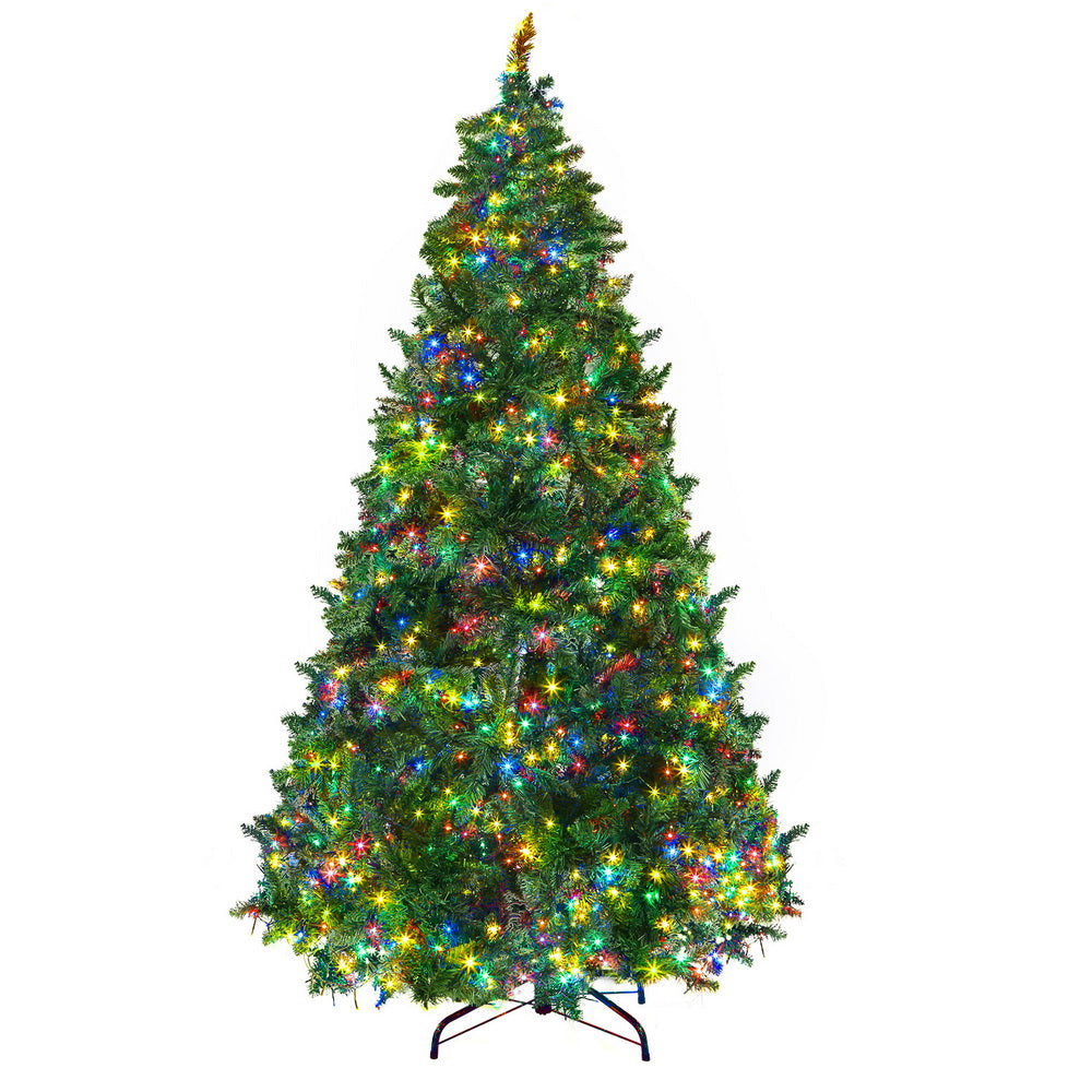 2.1m Pre-Lit Christmas Tree – 1,134 Multi-Coloured LEDs