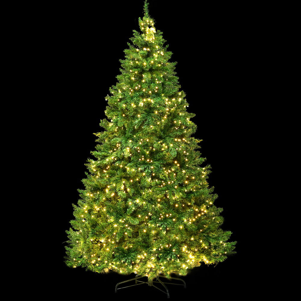 2.1m Pre-Lit Christmas Tree – 1,134 Multi-Coloured LEDs