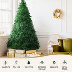 2.1m Pre-Lit Christmas Tree – 1,134 Multi-Coloured LEDs