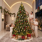 Pre-Lit Christmas Tree – 2.7m | 1,800 Warm White LEDs