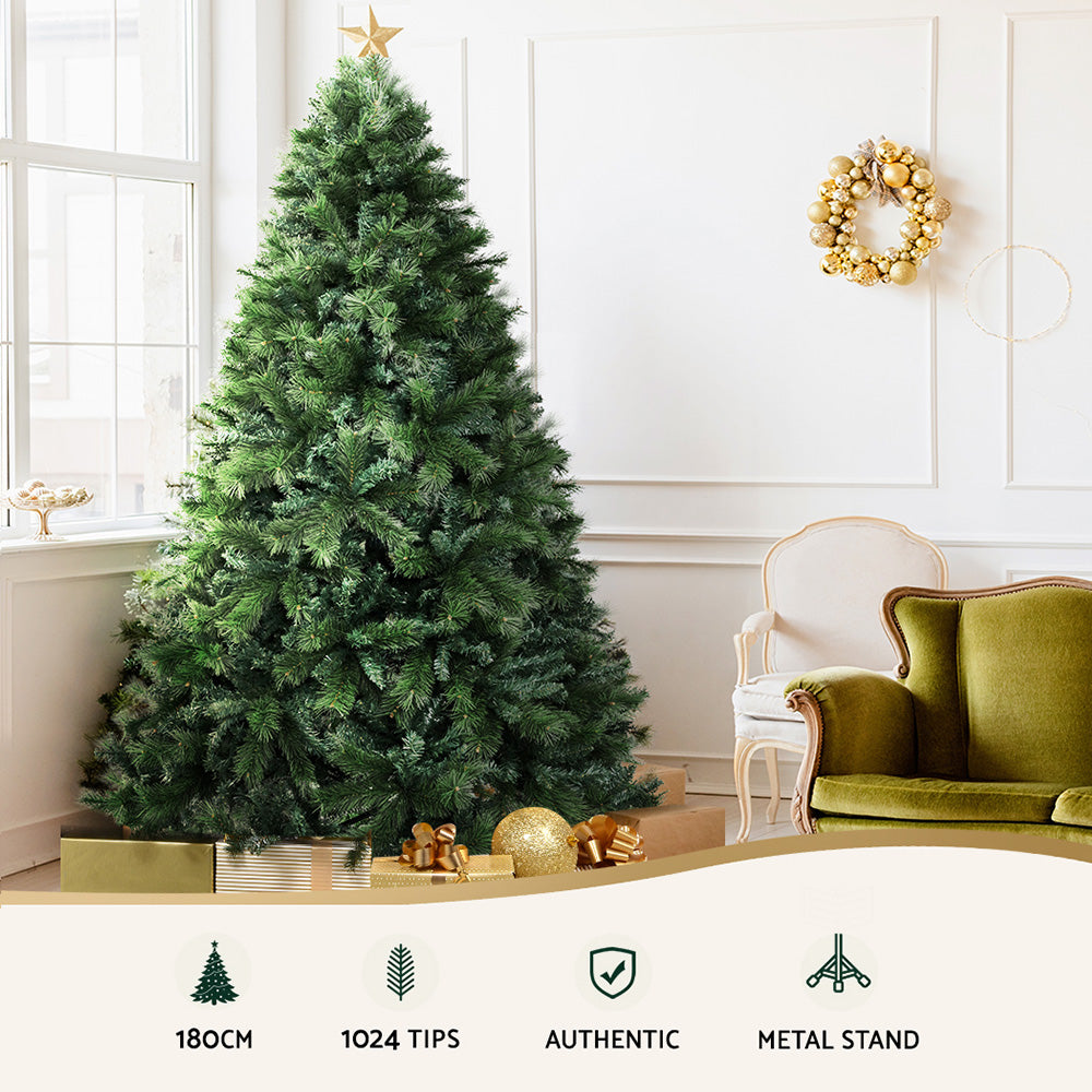 Full Pine Christmas Tree – 1.8m | 1024 PVC Tips