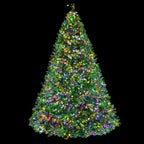 Jingle Jollys 2.1m Pre-Lit Christmas Tree – 2,800 Multi-Coloured LEDs