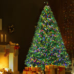 Jingle Jollys 2.1m Pre-Lit Christmas Tree – 2,800 Multi-Coloured LEDs