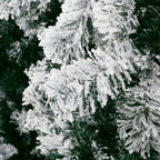 2.4m Snow-Flocked Christmas Tree – 1,500 Tips