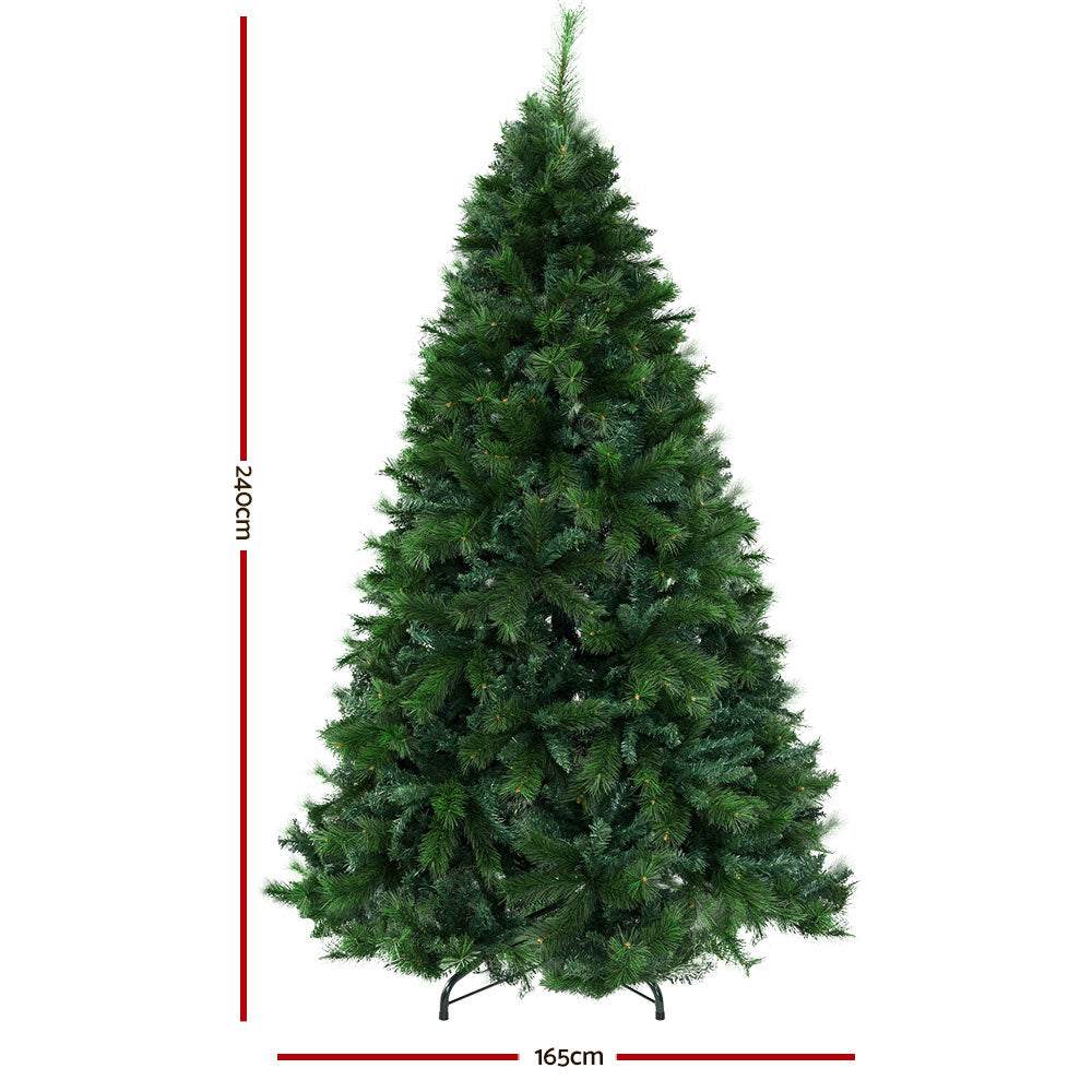 2.4m Full Pine Christmas Tree – 2,100 Tips