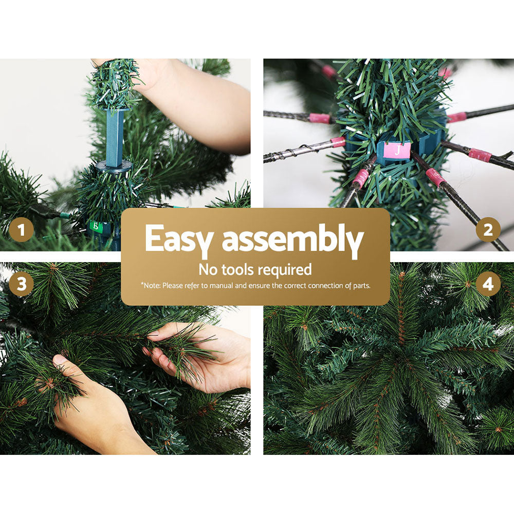 2.4m Full Pine Christmas Tree – 2,100 Tips