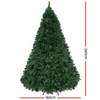 Dolly Pine-ton – 8ft Multi-Colour Pre-Lit Christmas Tree