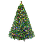 Dolly Pine-ton – 8ft Multi-Colour Pre-Lit Christmas Tree