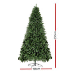 2.7m Pre-Lit Christmas Tree – 750 Warm White LEDs