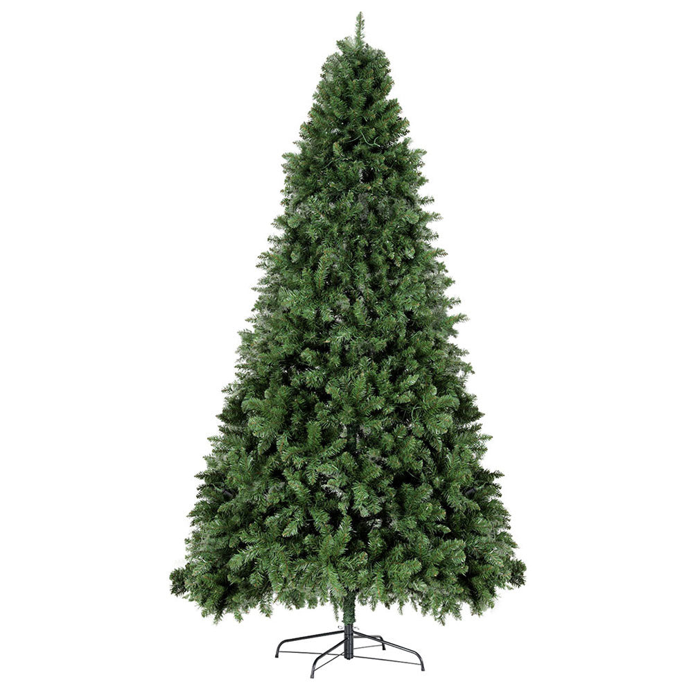 2.7m Pre-Lit Christmas Tree – 750 Warm White LEDs