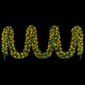 Jingle Jollys 20m Pre-Lit Christmas Garland – 300 Warm LEDs