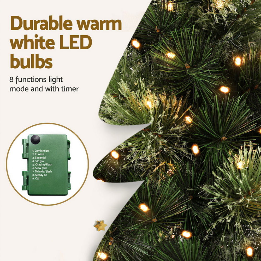 MINI AF 60cm LED Tabletop Christmas Tree – 8 Light Modes