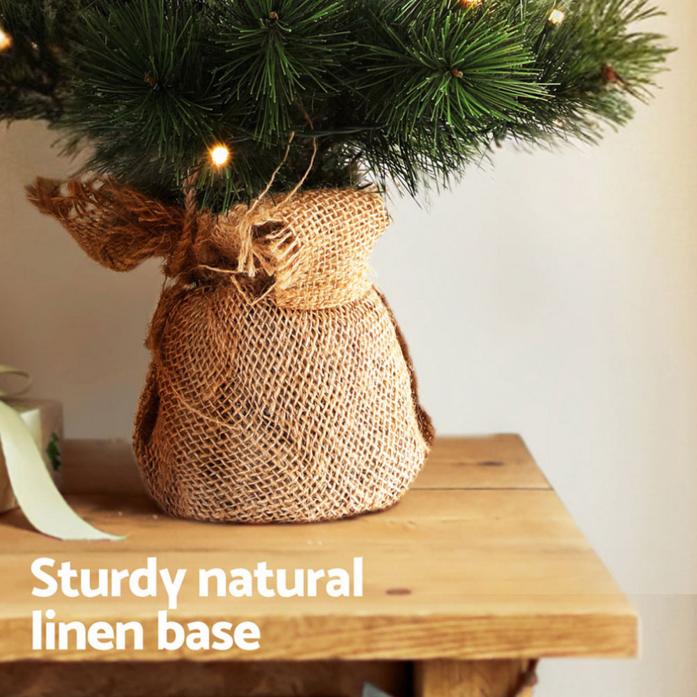 MINI AF 60cm LED Tabletop Christmas Tree – 8 Light Modes