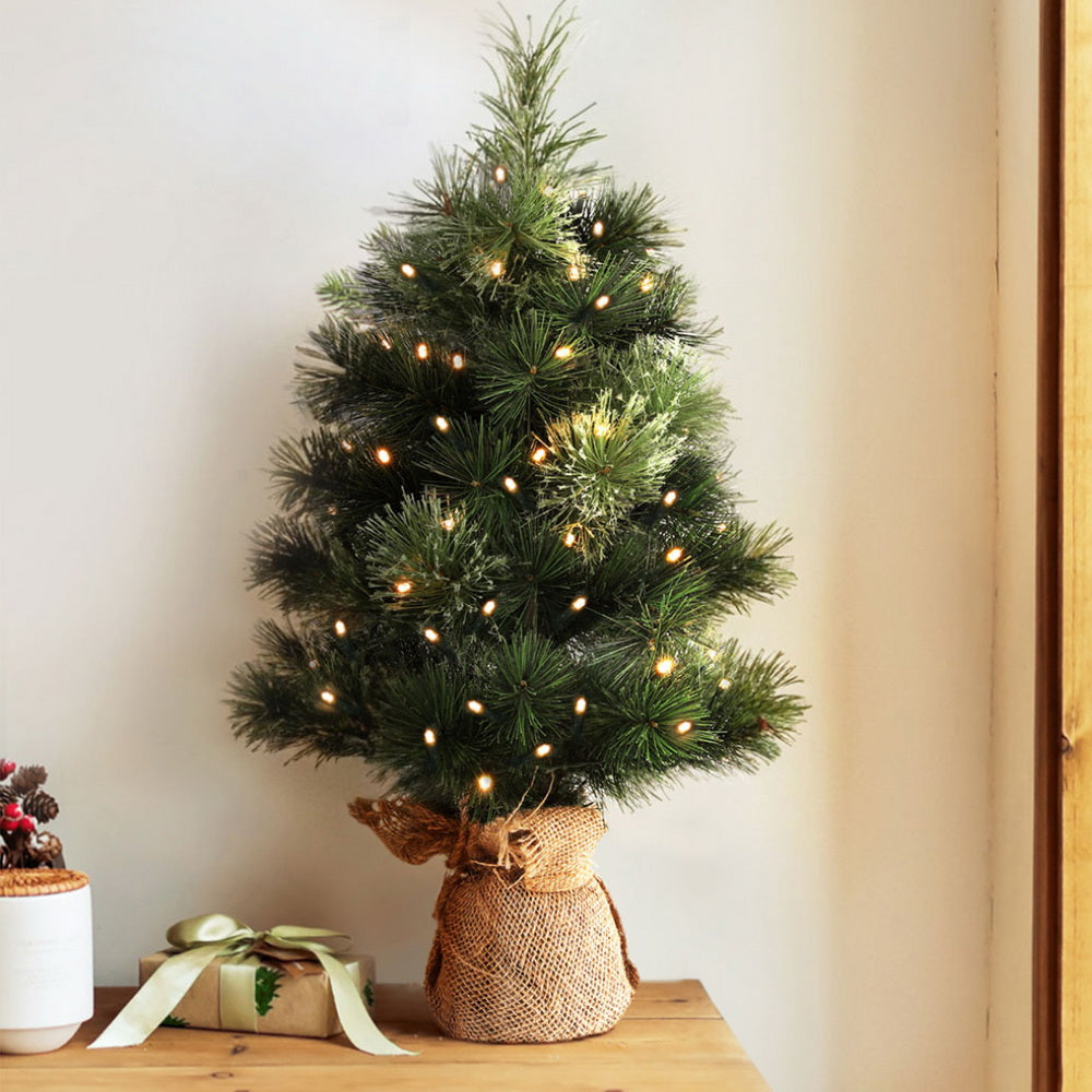 MINI AF 60cm LED Tabletop Christmas Tree – 8 Light Modes