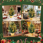 MINI AF 45cm Artificial Christmas Tree – Warm Light