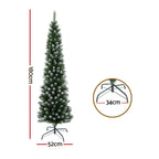Snowy Christmas Tree – 1.8m | 300 PVC Tips