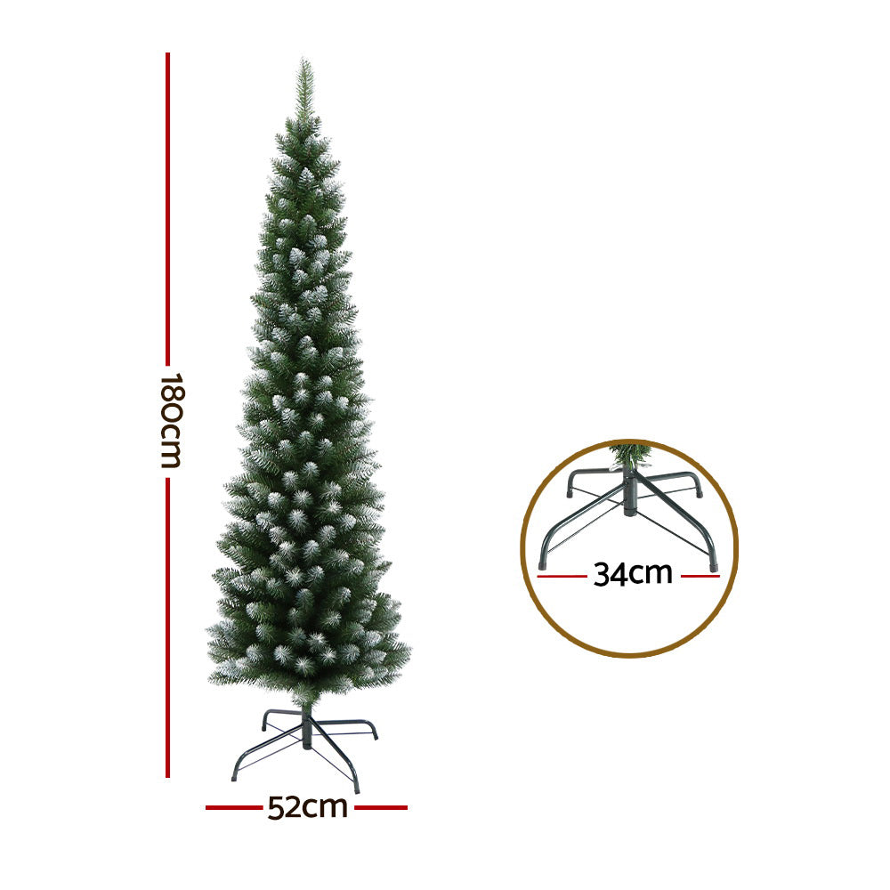 Snowy Christmas Tree – 1.8m | 300 PVC Tips