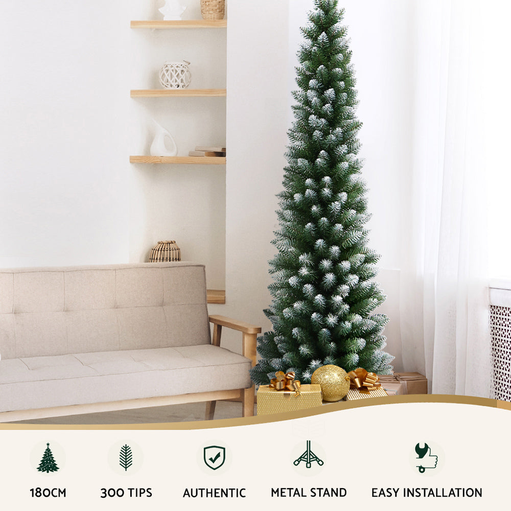 Snowy Christmas Tree – 1.8m | 300 PVC Tips