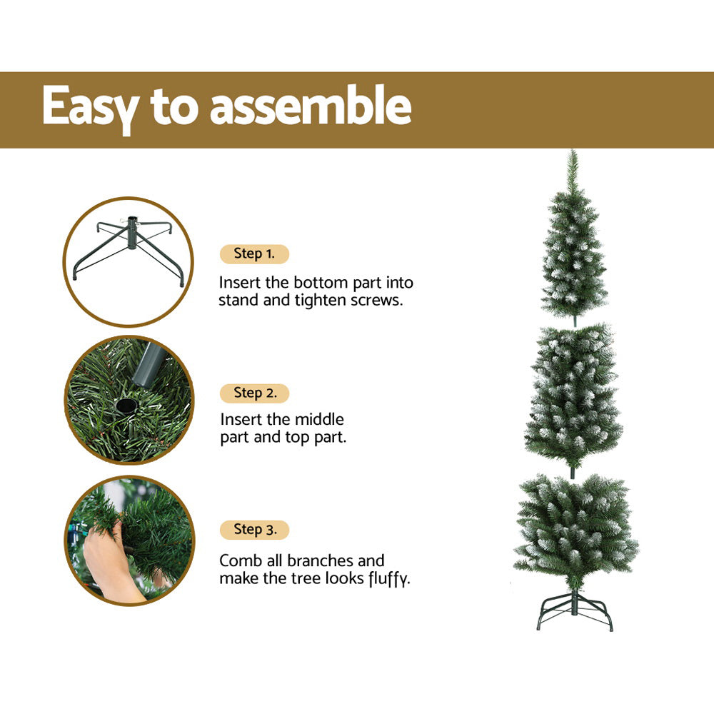 Snowy Christmas Tree – 1.8m | 300 PVC Tips