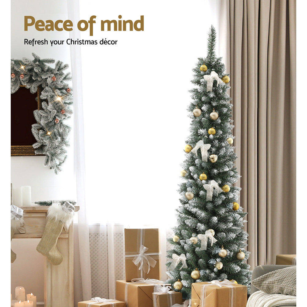 Snowy Christmas Tree – 1.8m | 300 PVC Tips