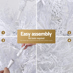 Jingle Jollys 1.8M LED Christmas Tree 8 Modes Adjustable Multi Color Light Snowy