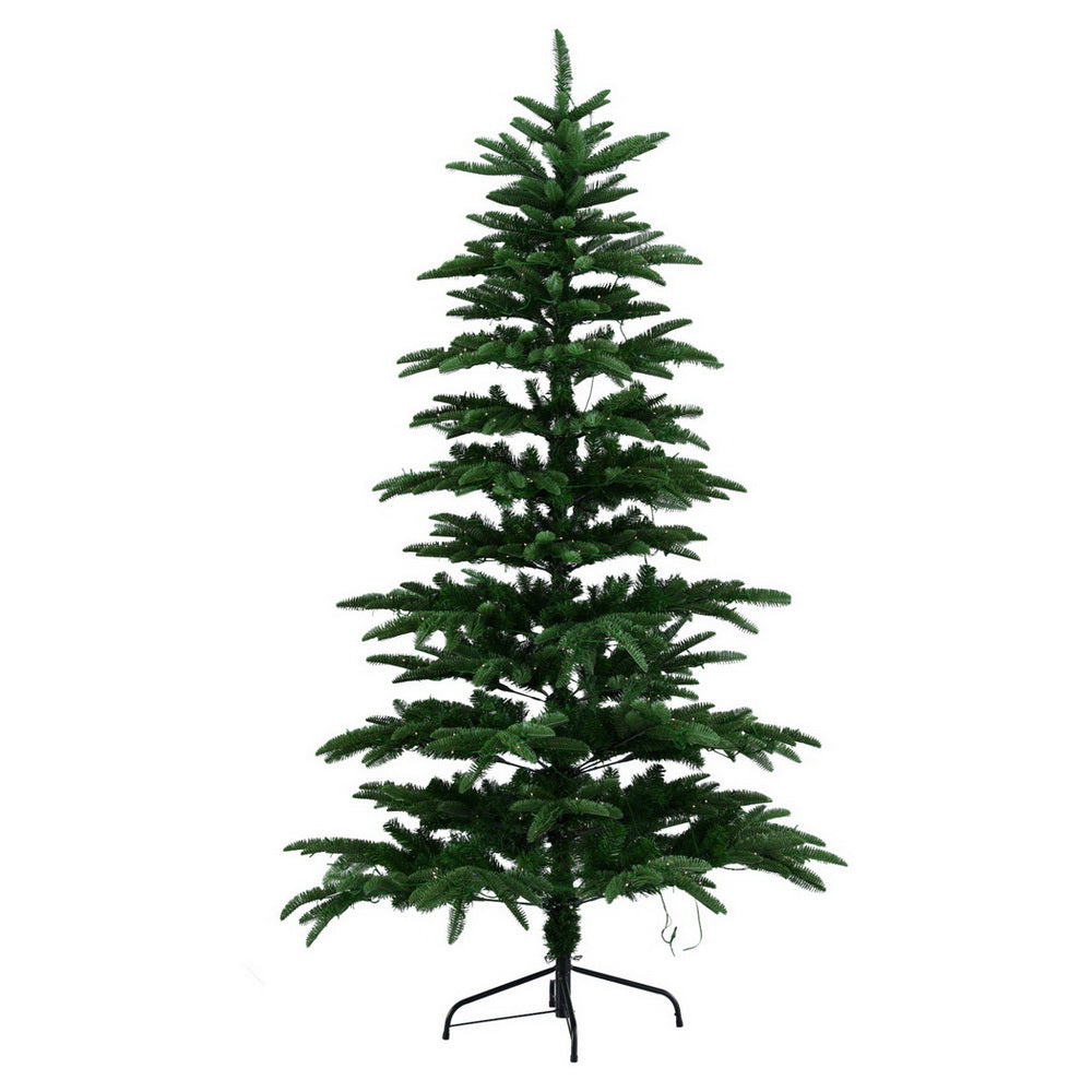 2.1m Sparse Pre-Lit Christmas Tree – 400 Warm White LEDs