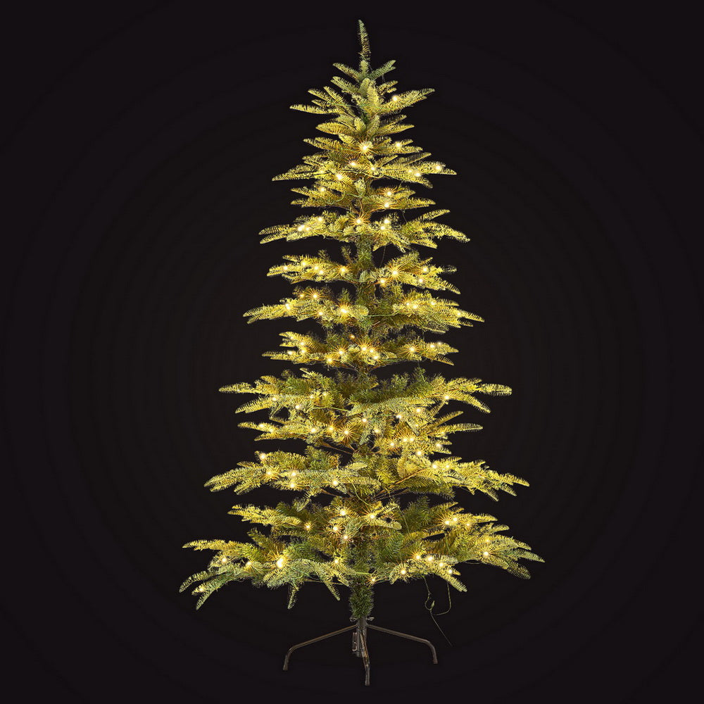 2.1m Sparse Pre-Lit Christmas Tree – 400 Warm White LEDs