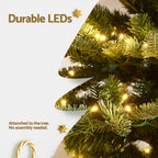 2.1m Sparse Pre-Lit Christmas Tree – 400 Warm White LEDs