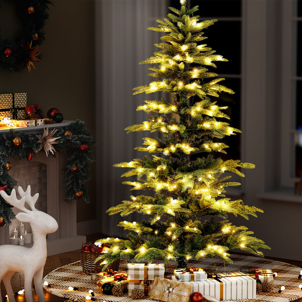 2.1m Sparse Pre-Lit Christmas Tree – 400 Warm White LEDs