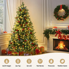 Jingle Jollys Christmas Tree 1.5m 160 LED Xmas Tree Party Decorations 355 Tips